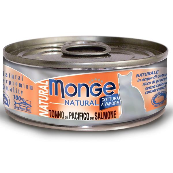 Monge Natural Tuna &amp; Salmon консервы для кошек тунец с лососем