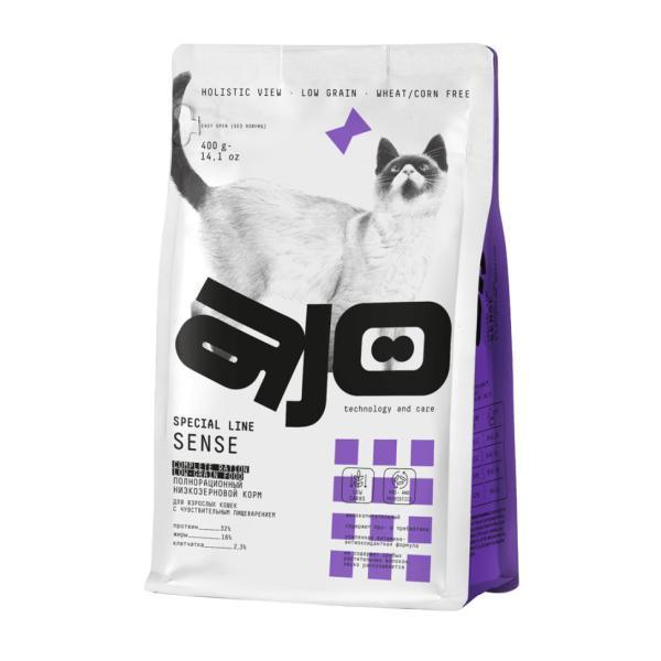 AJO Cat Sense Сухой корм для кошек с чувствительным пищеварением