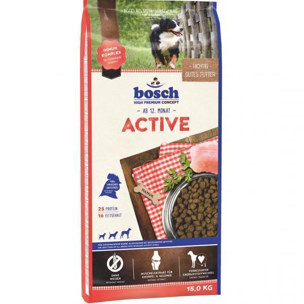 Bosch Active сухой корм для взрослых собак с высоким уровнем активности 15 кг