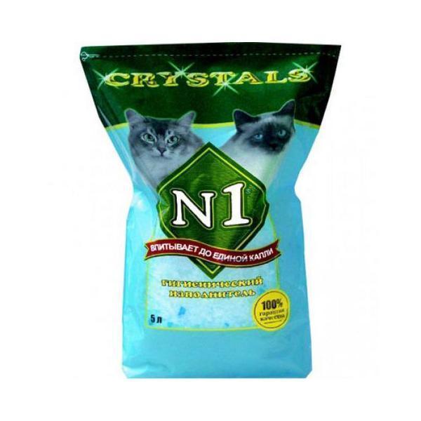 Crystals №1 наполнитель для кошачьего туалета силикагелевый