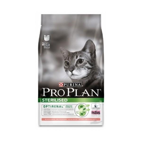 Pro Plan Sterilised сухой корм для кошек кастрированных и стерилизованных Лосось