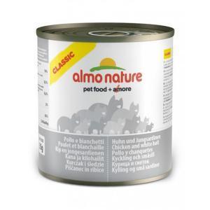 Almo Nature Classic Adult Cat Chicken &amp; White Bait консервы для кошек с курицей и сардинами 280 г