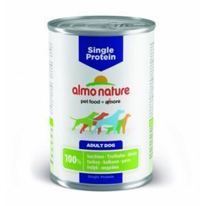 Almo Nature Single Protein Turkey консервы для собак с чувствительным пищеварением с индейкой 400 г