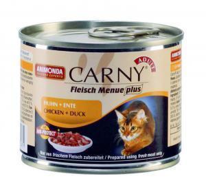 Animonda Carny Adult консервы для кошек с курицей и уткой / 200г*6шт