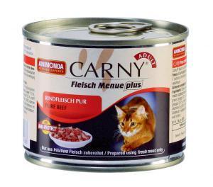 Animonda Carny Adult консервы для кошек с отборной говядиной / 200г*6шт