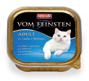 Animonda Vom Feinsten Adult с лососем и креветками для кошек 100г*32шт