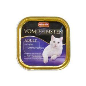 Animonda Vom Feinsten консервы для кошек с курицей и морепродуктами 100 г (32 штуки)