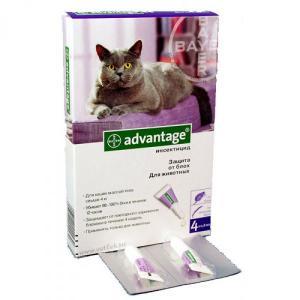 Bayer Advantage капли для кошек от блох