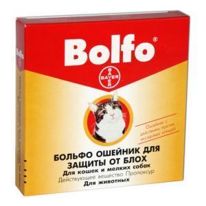 Bayer Bolfo ошейник от блох и клещей для кошек и собак мелких пород 35 см