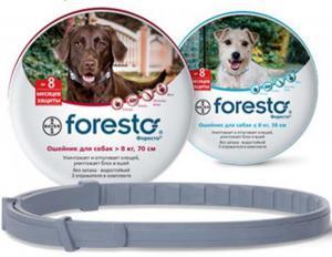 Bayer Foresto ошейник для собак от блох и клещей