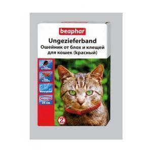 Beaphar Ungezieferband Red For Cats ошейник для кошек от блох и клещей 35 см