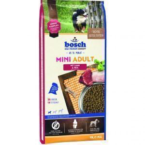Bosch Mini Adult Lamb &amp; Rice сухой корм для взрослых собак маленьких пород 15 кг