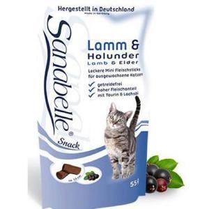 Bosch Sanabelle Snack с ягненком и бузиной полувлажное лакомство для замедления процессов старения у кошек 55 г