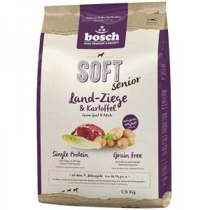 Bosch Soft Senior козлятина картофель полувлажный корм Holistic+ для пожилых собак с чувствительным пищеварением 12,5 кг