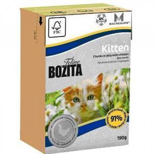 Bozita Tetra Pak Funktion Kitten консервы для котят с курицей 190 г