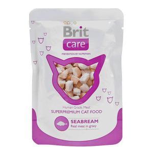 Brit Care Cat Pouches Seabream консервы для кошек с лещом 80 г (24 штуки)