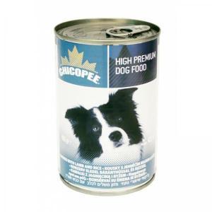 Chicopee консервы для собак мясные кусочки в соусе с ягненком 