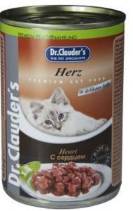 Dr. Clauder`s консервы для кошек с сердцем 415г*20шт