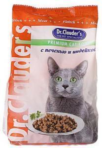 Dr. Clauder`s сухой корм для кошек с печенью и индейкой 15 кг