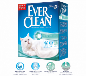 Ever Clean Aqua Breeze наполнитель кошачьего туалета с ароматом морской свежести