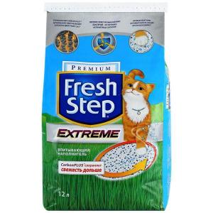 Fresh Step впитывающий наполнитель кошачьего туалета тройной контроль запаха