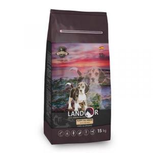 Landor Puppy All Breed Duck &amp; Rice - Сухой корм с уткой и рисом для щенков всех пород от 1 до 18 месяцев