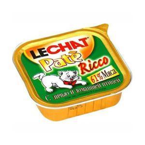 Lechat консервы для кошек с дичью и домашней птицей 100 г (32 штуки)