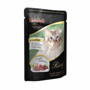 Leonardo Rind Pur консервы для кошек с говядиной и рубцом 85гр х 16шт