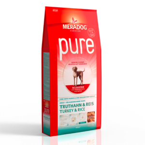 MeraDog Pure Turkey &amp; Rice Гипоаллергенный сухой корм для собак Индейка/рис 12,5 кг