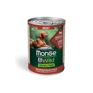 Monge Dog BWild Grainfree Adult консервы для собак Ягненок/Тыква/Кабачки