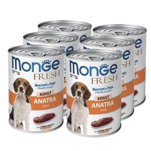Monge Fresh Chunks in Loaf Duck консервы для собак мясной рулет Утка