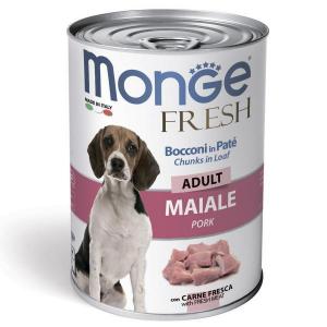 Monge Fresh Chunks in Loaf консервы для собак мясной рулет Свинина
