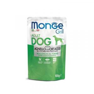 Monge Grill Pouch Lamb &amp; Vegetables Влажный корм для собак ягненок и овощи