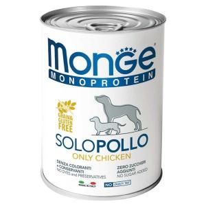 Monge Monoproteico Solo Only Chicken консервы для собак паштет из курицы