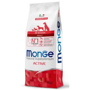 Monge Speciality Line Active Adult Сухой корм для собак с высокой физической нагрузкой с курицей