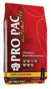 Pro Pac Ultimates Chicken Meal &amp; Brown Rice сухой корм для собак с курицей и коричневым рисом 12 кг