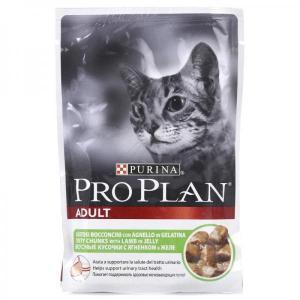 Pro Plan with Lamb влажный корм для кошек с ягненком в желе