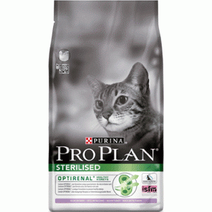 Pro Plan Sterilised сухой корм для кошек кастрированных и стерилизованных Индейка 