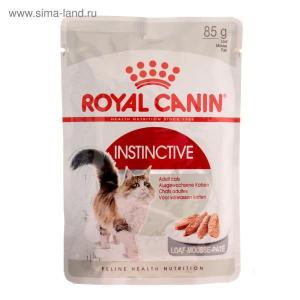 Royal Canin Instinctive Adult Loaf Beef Pate Pouche влажный корм для кошек паштет 