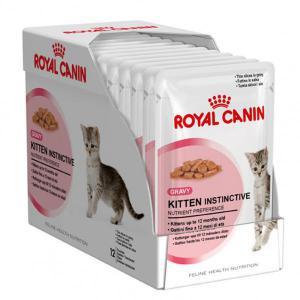 Royal Canin Kitten Instinctive влажный корм для котят кусочки в соусе 85г*12шт