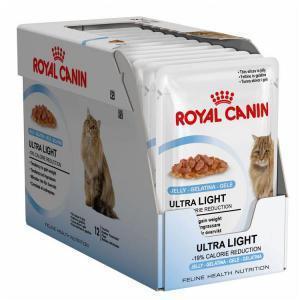 Royal Canin Ultra Light влажный корм для кошек склонных к полноте (в желе) 85г*12шт