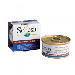 Schesir with Tuna with Whitebite консервы для кошек с тунцом и снетком 85 г (14 штук)