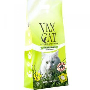 Van Cat комкующийся наполнитель без пыли с ароматом соснового леса 5 кг