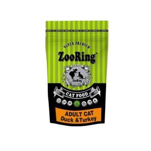 ZooRing Adult Cat Duck&amp;Turkey, Сухой корм для кошек, Утка / Индейка