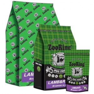 ZooRing Lamb&amp;Rice Сухой корм для собак, Ягненок / Рис