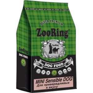 ZooRing Mini Sensible Dog Сухой корм для собак, Индейка / Рис